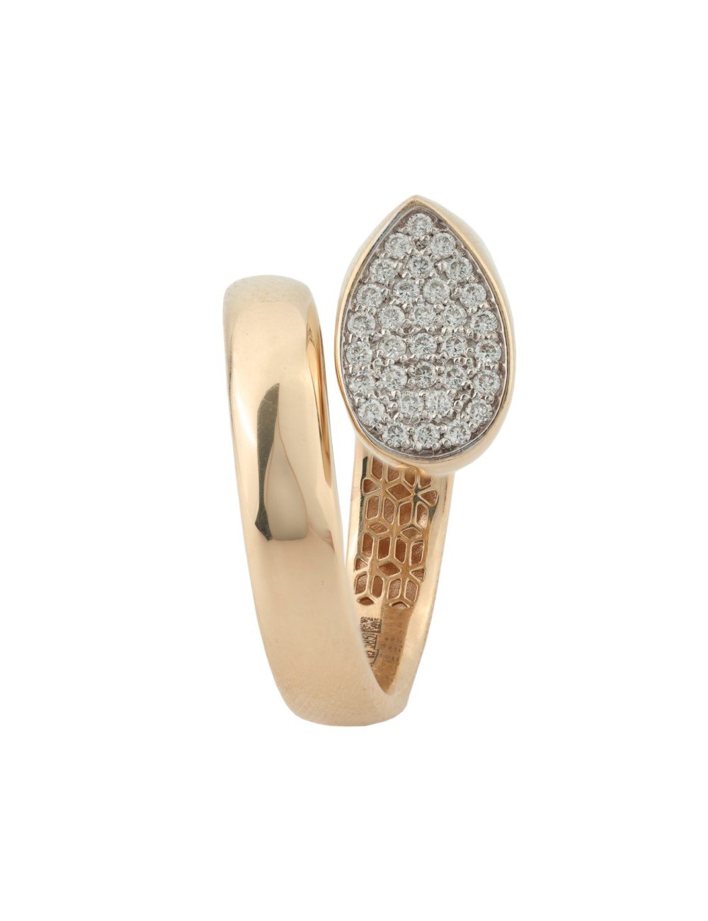 Кольцо из золота c бриллиантами