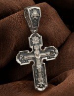 Крест из белого золота