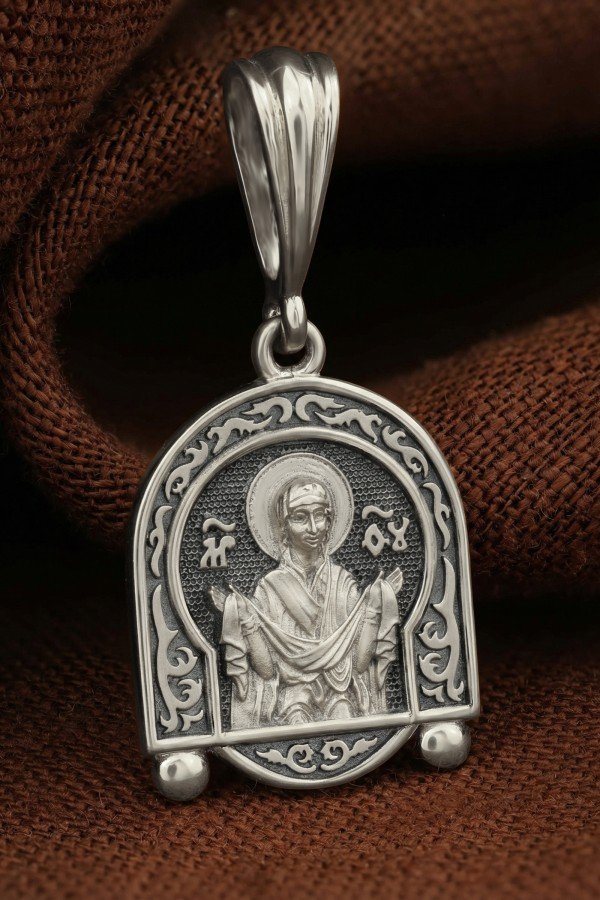 Образок из белого золота