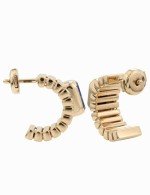 Серьги из золота c лазуритом