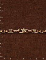 Цепь из золота c эмалью