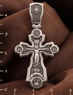 Крест из белого золота