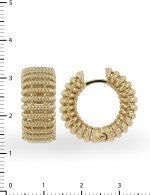 Серьги из лимонного золота