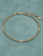 Браслет из золота c фианитом