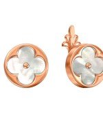 Серьги из золота c перламутром