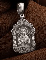 Образок из белого золота