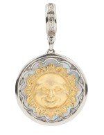 Подвеска из белого золота c перламутром