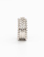 Кольцо из белого золота c бриллиантами