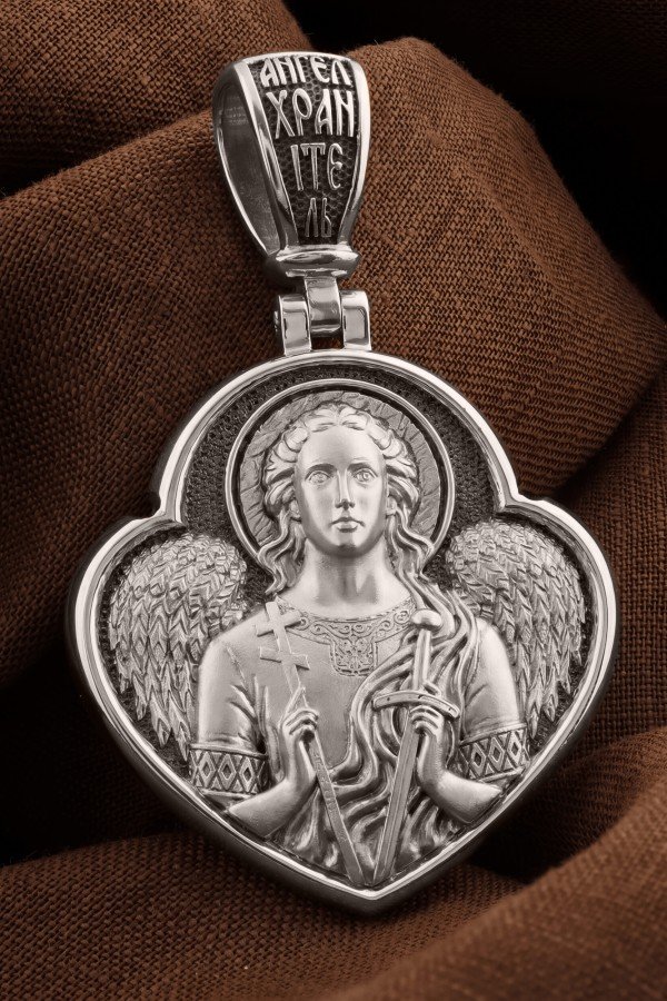 Образок из белого золота