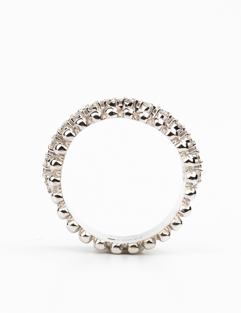 Кольцо из белого золота c бриллиантами