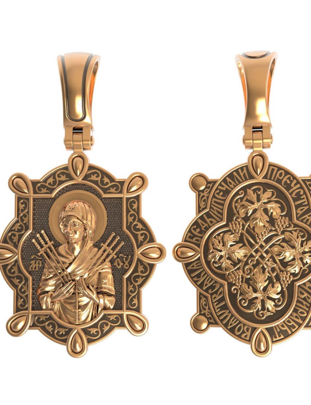 Образок из золота