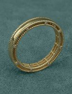 Кольцо из лимонного золота c бриллиантами