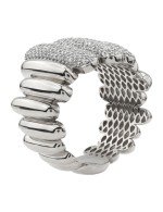 Кольцо из белого золота c бриллиантами