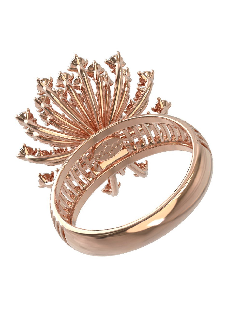 Кольцо из золота c бриллиантами