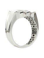 Кольцо из белого золота c бриллиантами