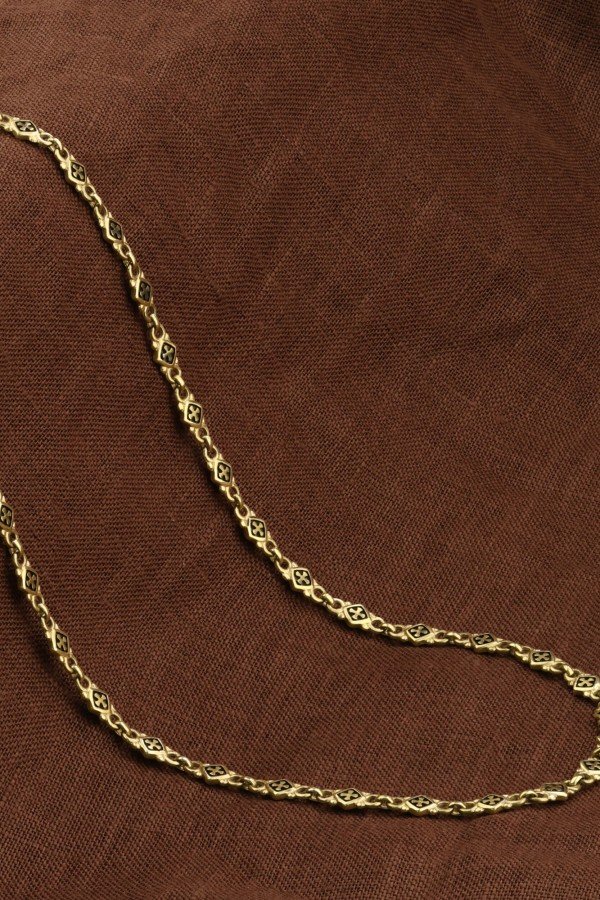 Цепь из лимонного золота