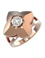 Кольцо из золота c бриллиантами