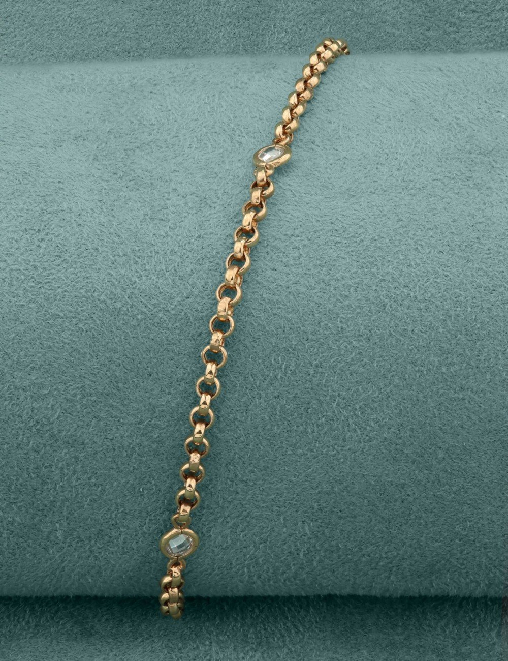 Браслет из золота c фианитом