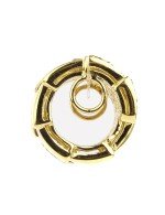 Подвеска из лимонного золота c бриллиантами