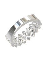 Кольцо из белого золота c бриллиантами