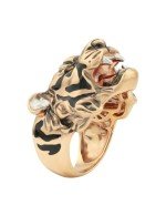 Кольцо из золота c эмалью