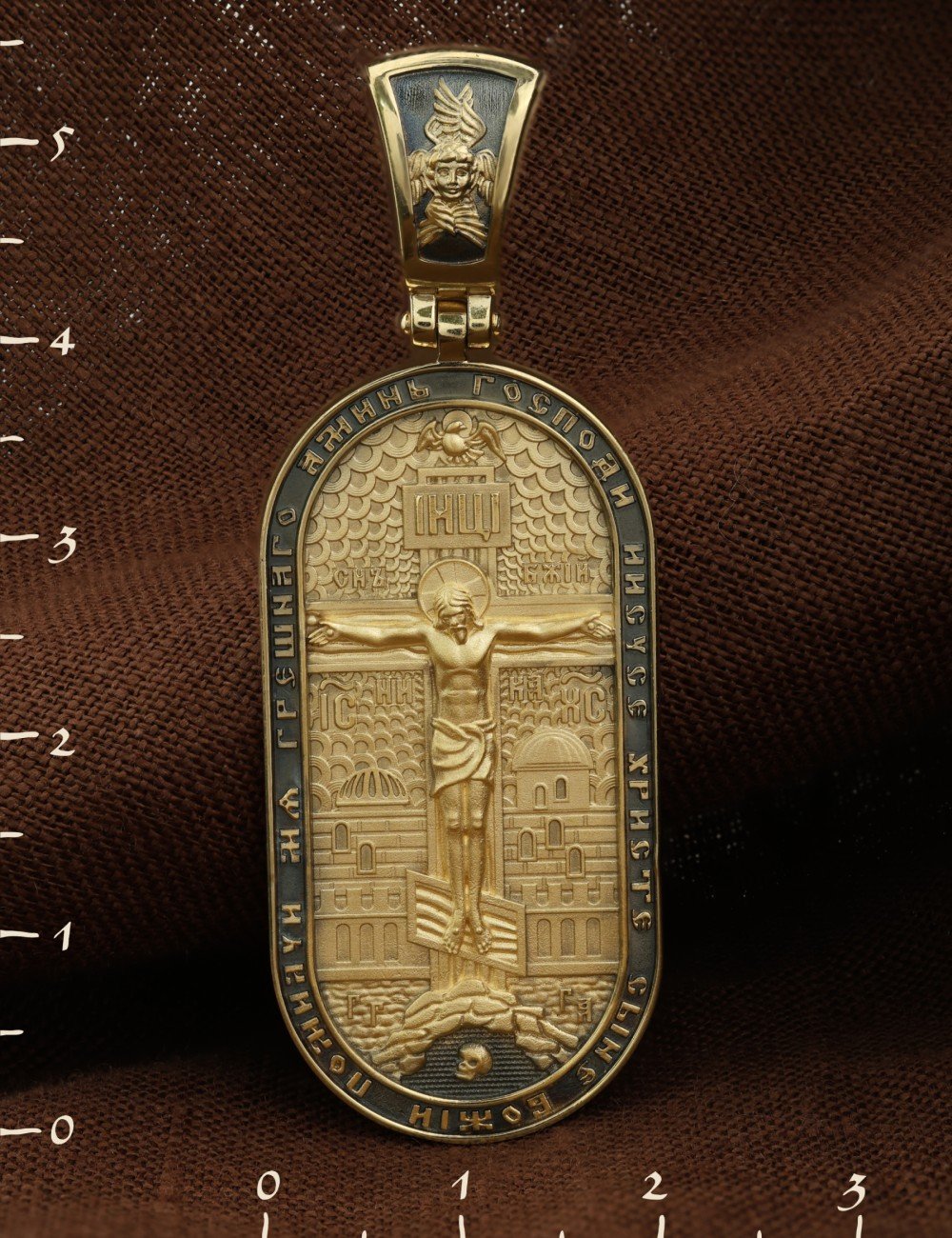 Образок из лимонного золота