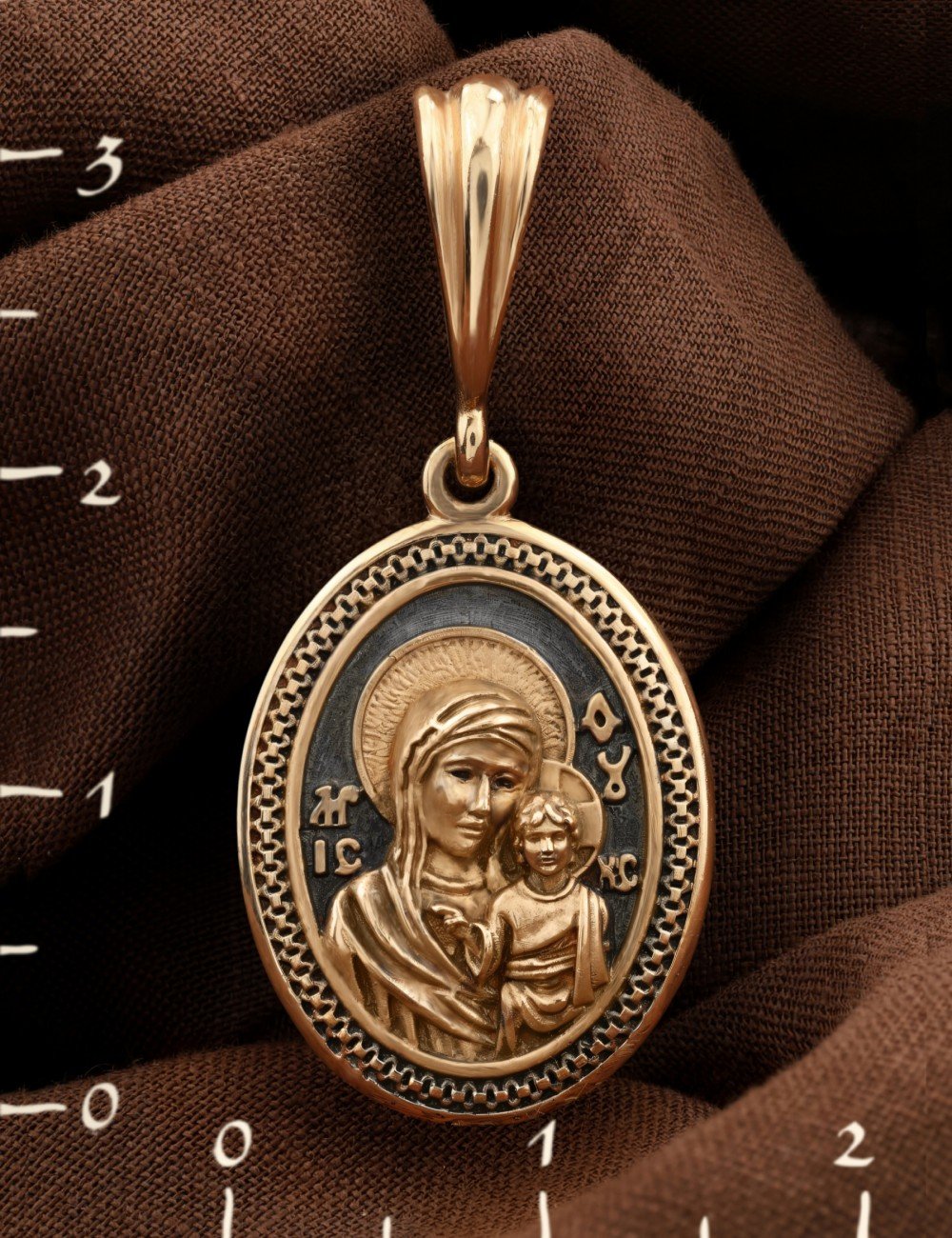 Образок из золота