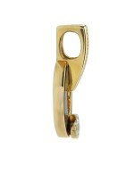 Подвеска из лимонного золота c бриллиантами и ониксом