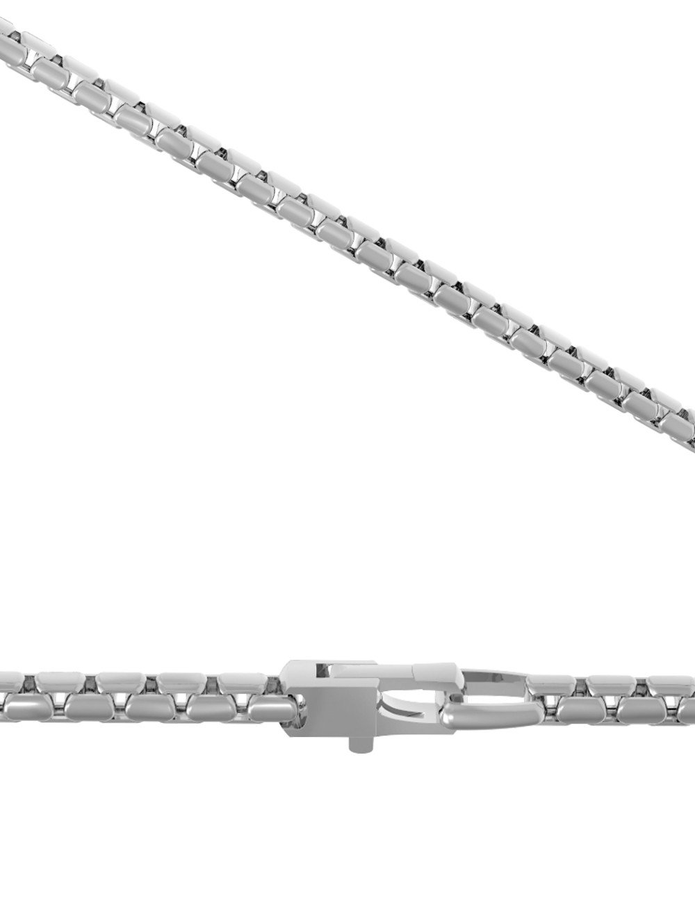 Цепь из белого золота