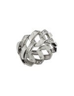 Кольцо из белого золота