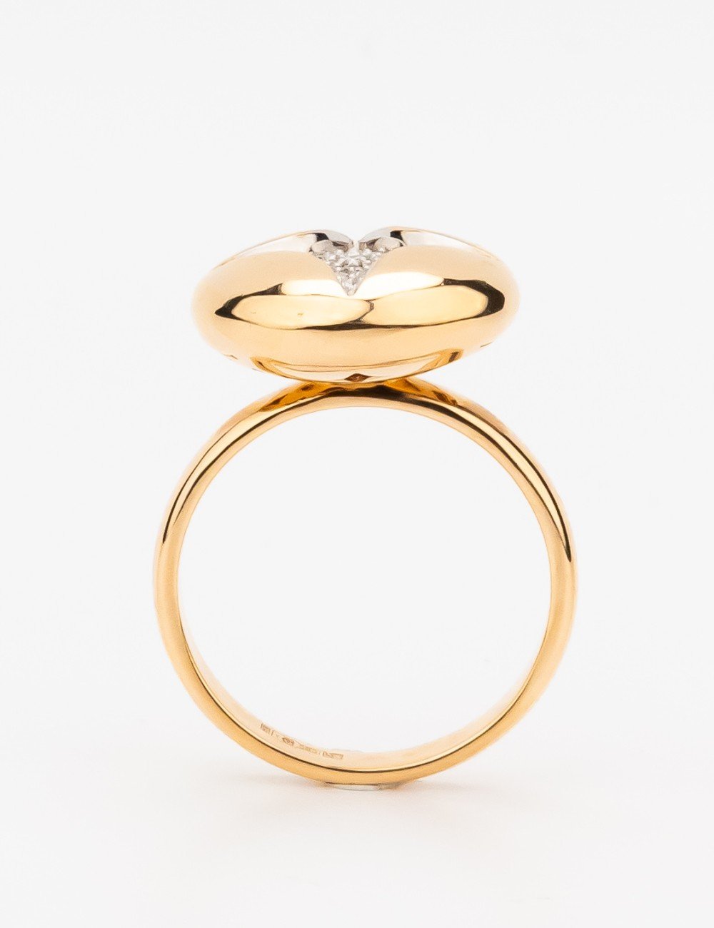 Кольцо из золота c бриллиантами