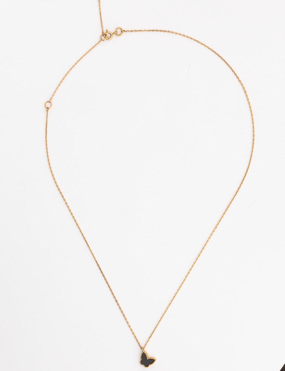 Колье из золота c ониксом