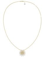 Колье из лимонного золота c бриллиантами