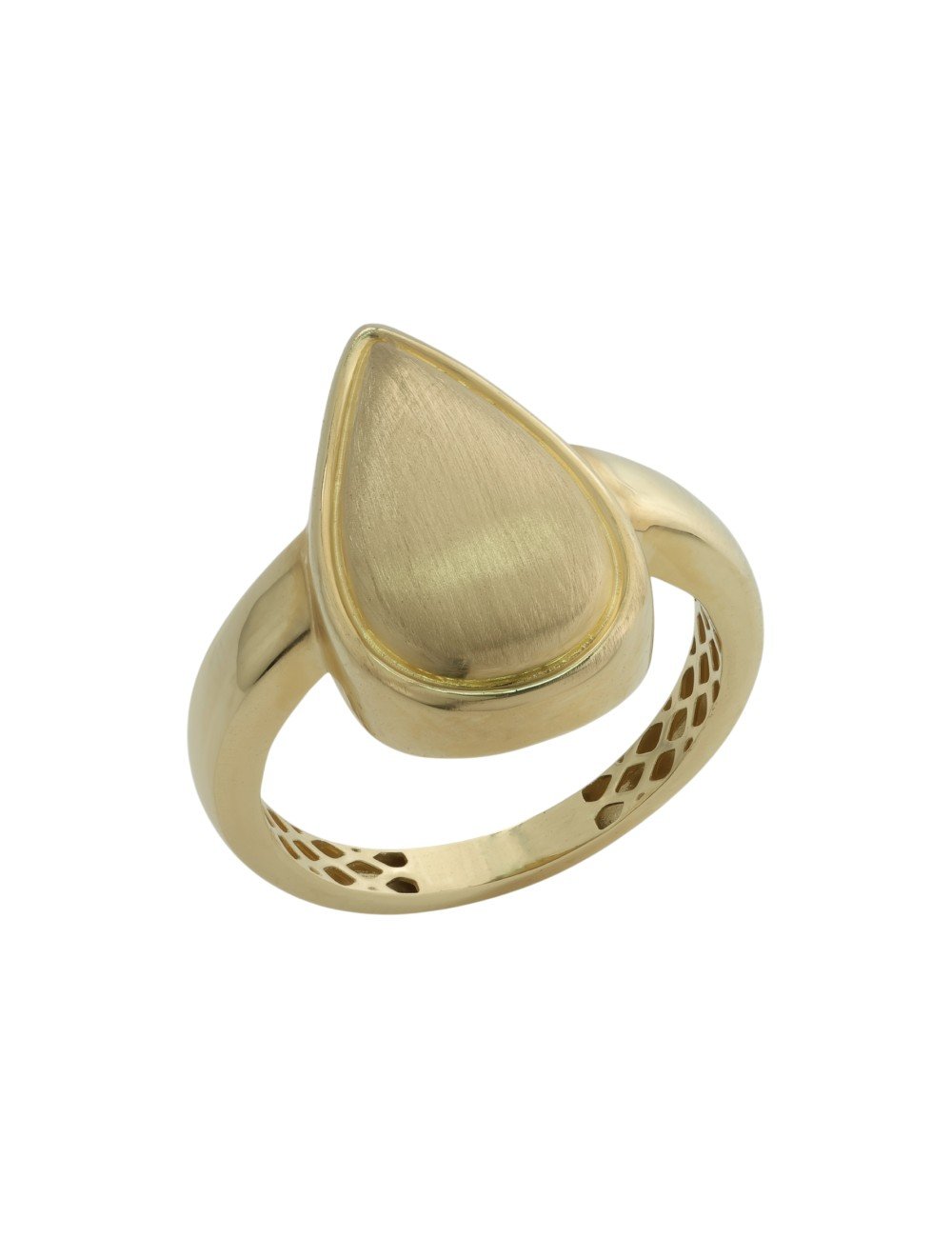 Кольцо из лимонного золота