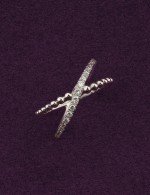 Кольцо из белого золота c бриллиантами