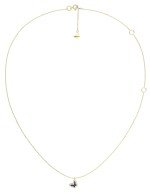 Колье из лимонного золота c лазуритом