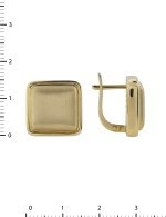 Серьги из лимонного золота