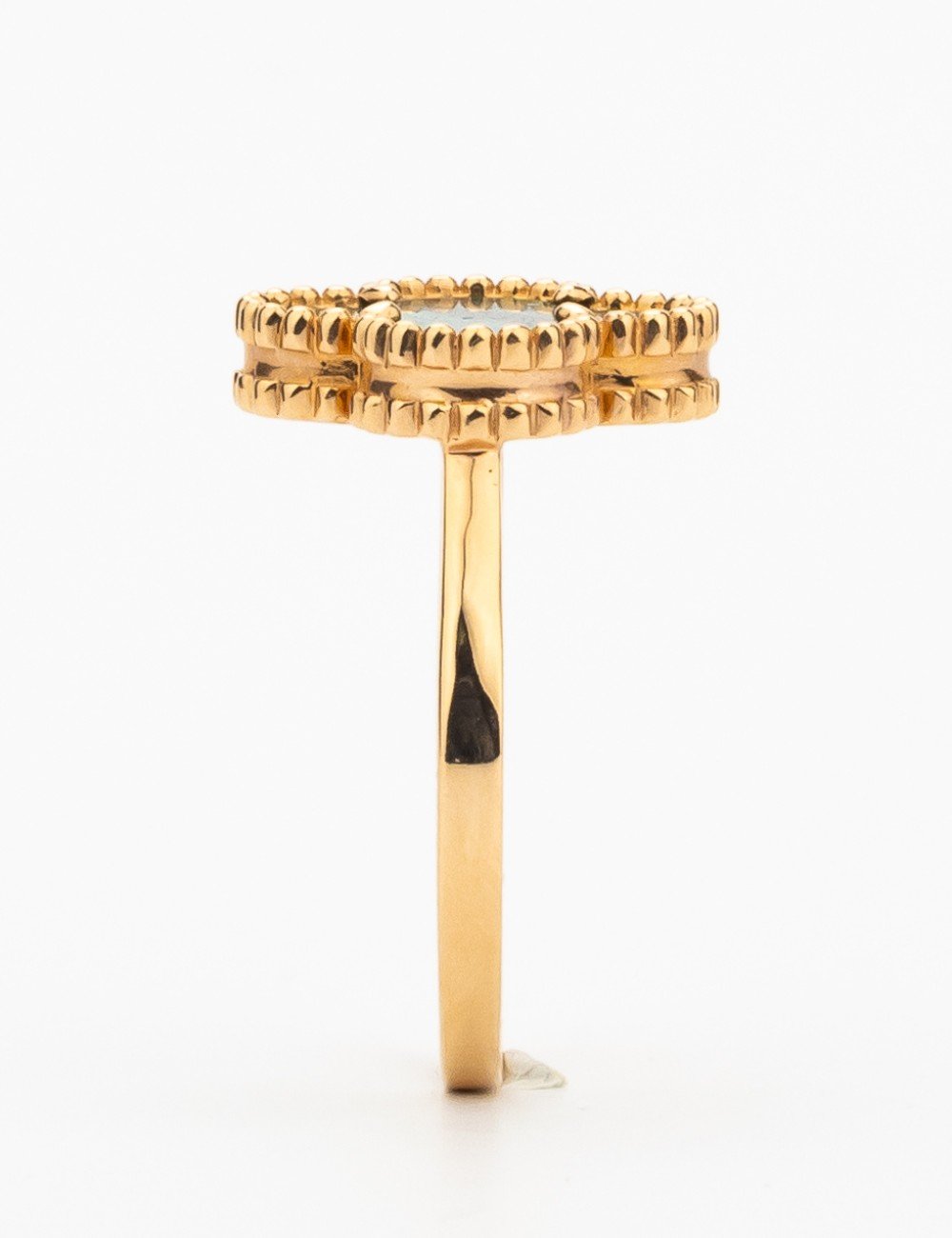 Кольцо из золота c малахитом