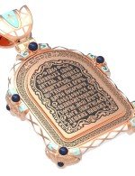 Образок из золота c эмалью и иконописью