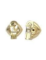 Серьги из лимонного золота c бриллиантами