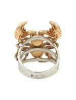 Кольцо из золота c эмалью