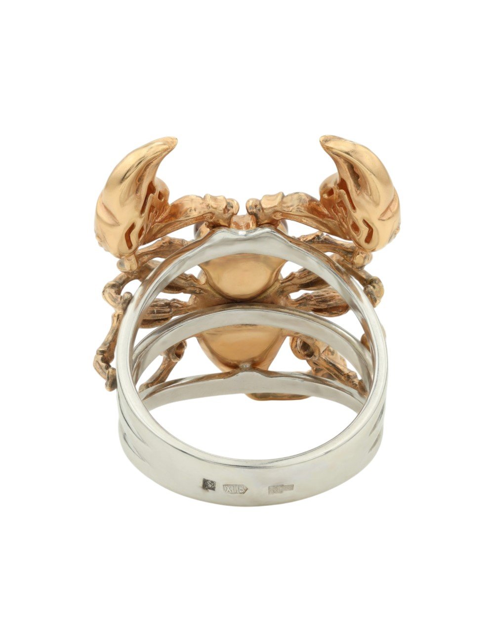 Кольцо из золота c эмалью