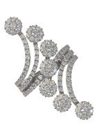 Кольцо из белого золота c бриллиантами