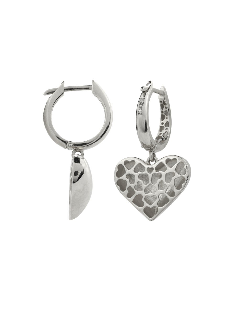 Серьги из белого золота