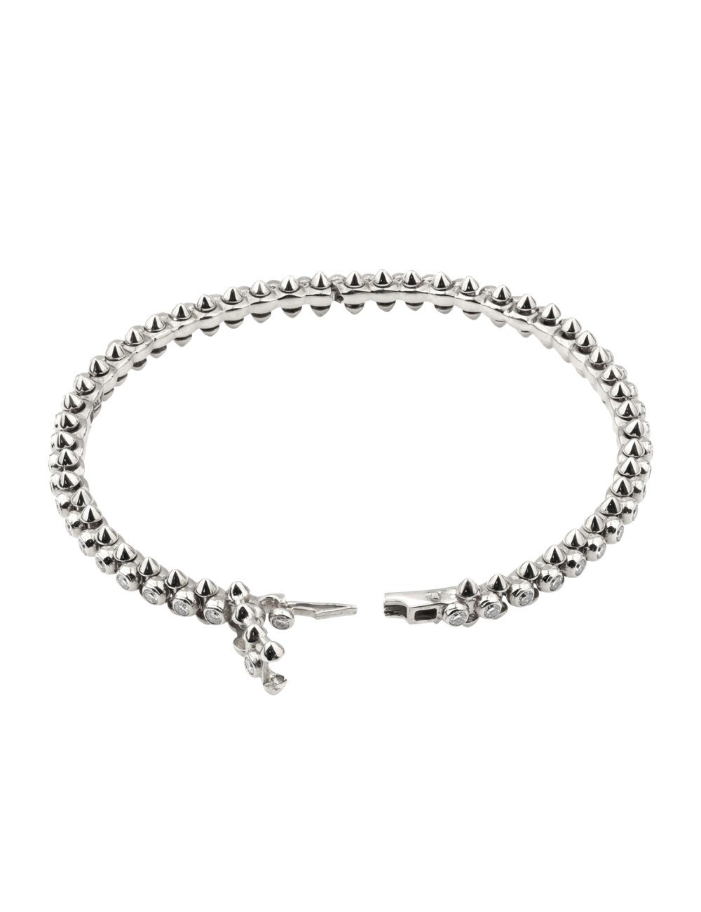 Браслет из белого золота c бриллиантами