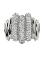 Кольцо из белого золота c бриллиантами