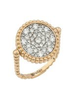 Кольцо из лимонного золота c бриллиантами