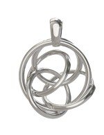 Подвеска из белого золота c бриллиантами