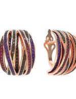 Серьги из золота c фианитом