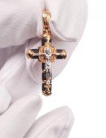 Крест из золота c ониксом